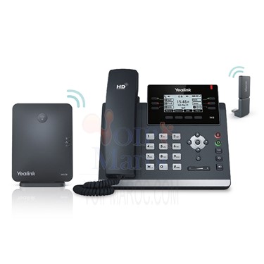 Téléphone IP avec base DECT et dongle USB