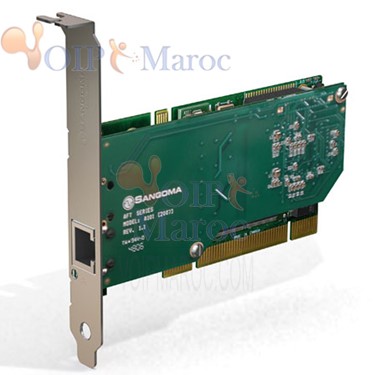 carte Numérique de 1 port T2/E1, bus PCI.