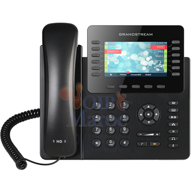 Téléphone IP POE 12 Lignes et 6 Comptes SIP Ecran LCD