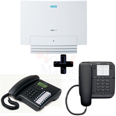 1 Hipath SIEMENS 1120  + 1 Siemens Poste Profiset 3030 + 3 Postes Gigaset  DA310